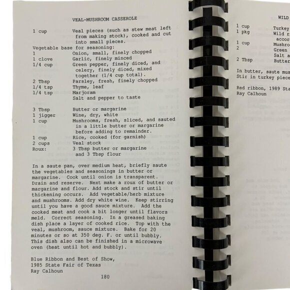 Pretty Faire Eats Cookbook by Dr Ray Calhoun Blue Ribbon Winners 1991 - Picture 12 of 14